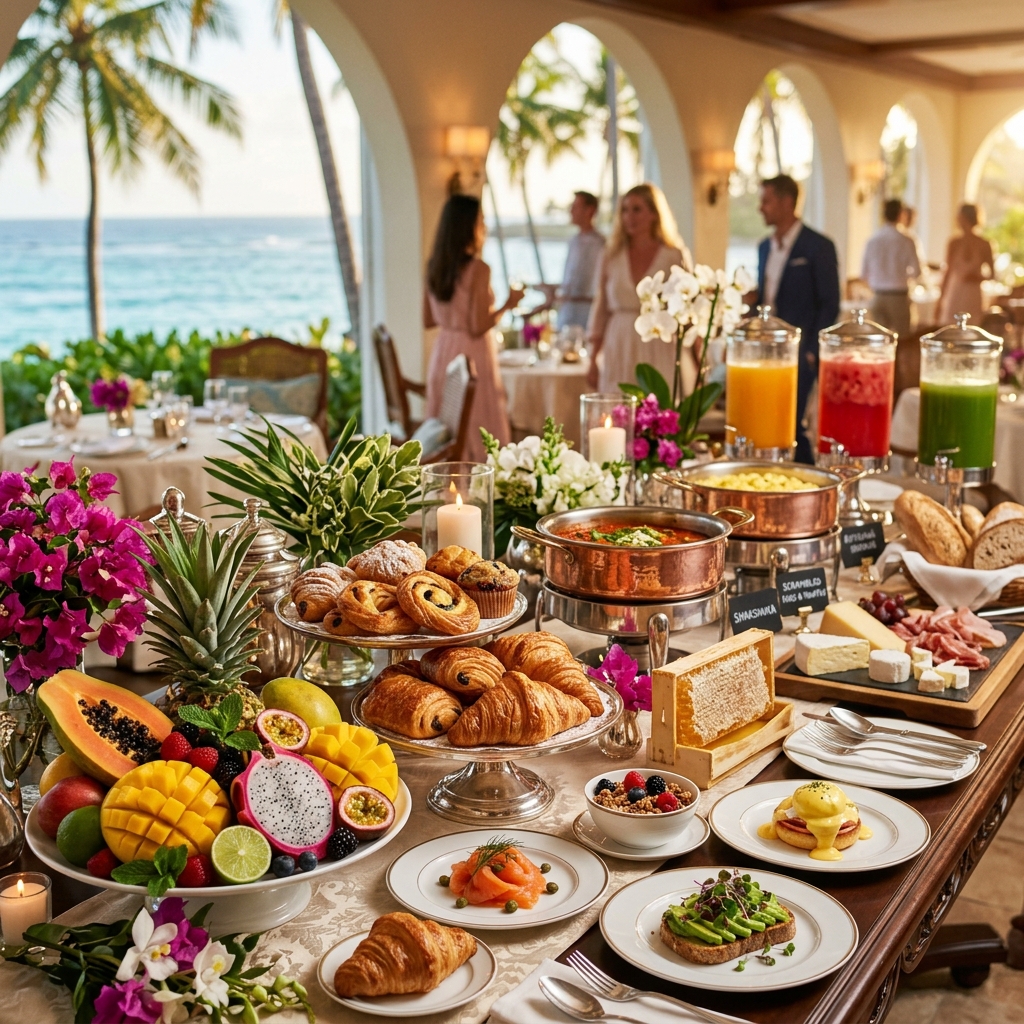 Buffet sáng 5 sao quốc tế