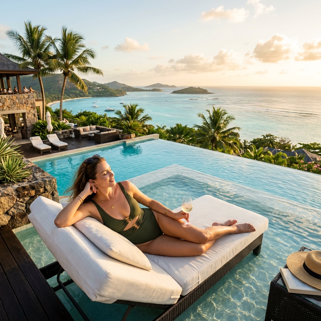 Hồ bơi vô cực ngắm vịnh Nha Trang